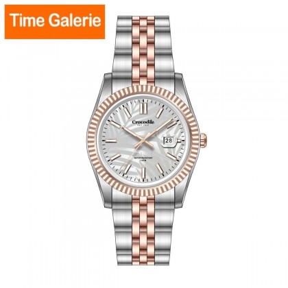 Crocodile CRDW5955.318 Stainless Steel Strap Graphic Analog Quartz Women Watch 